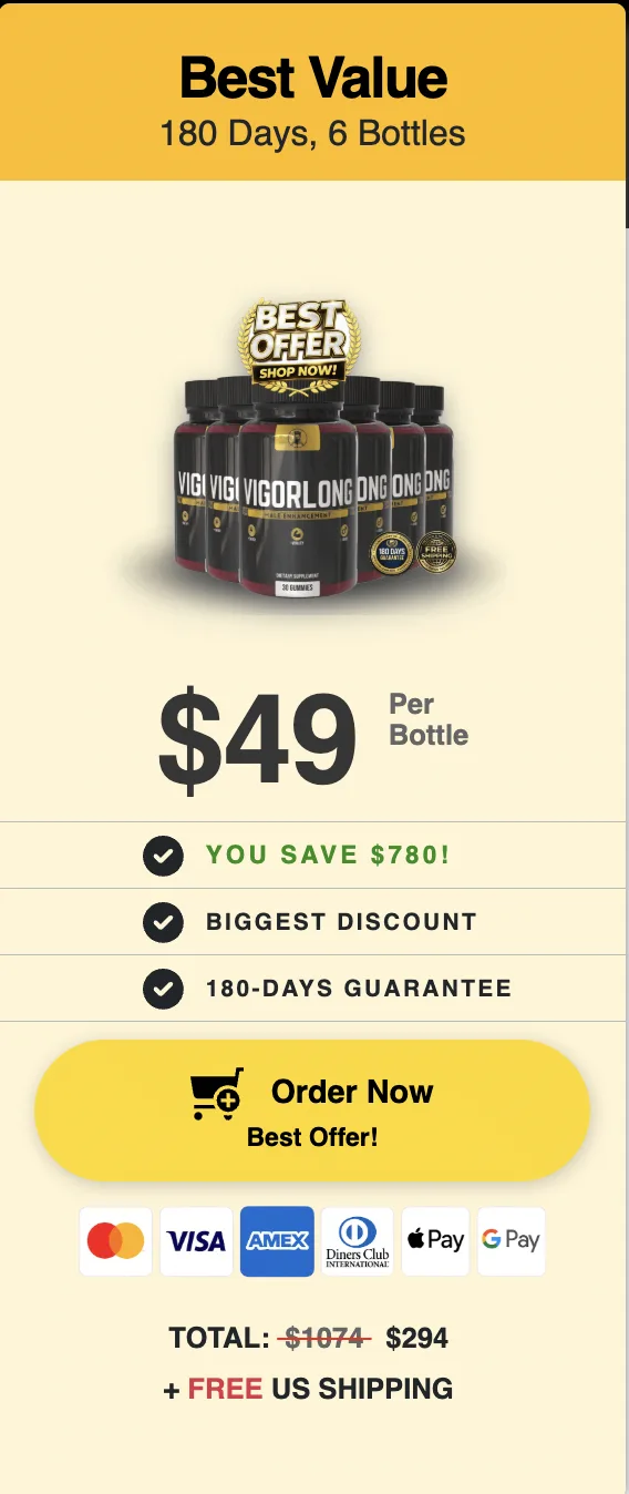 vigorlong 6 bottle